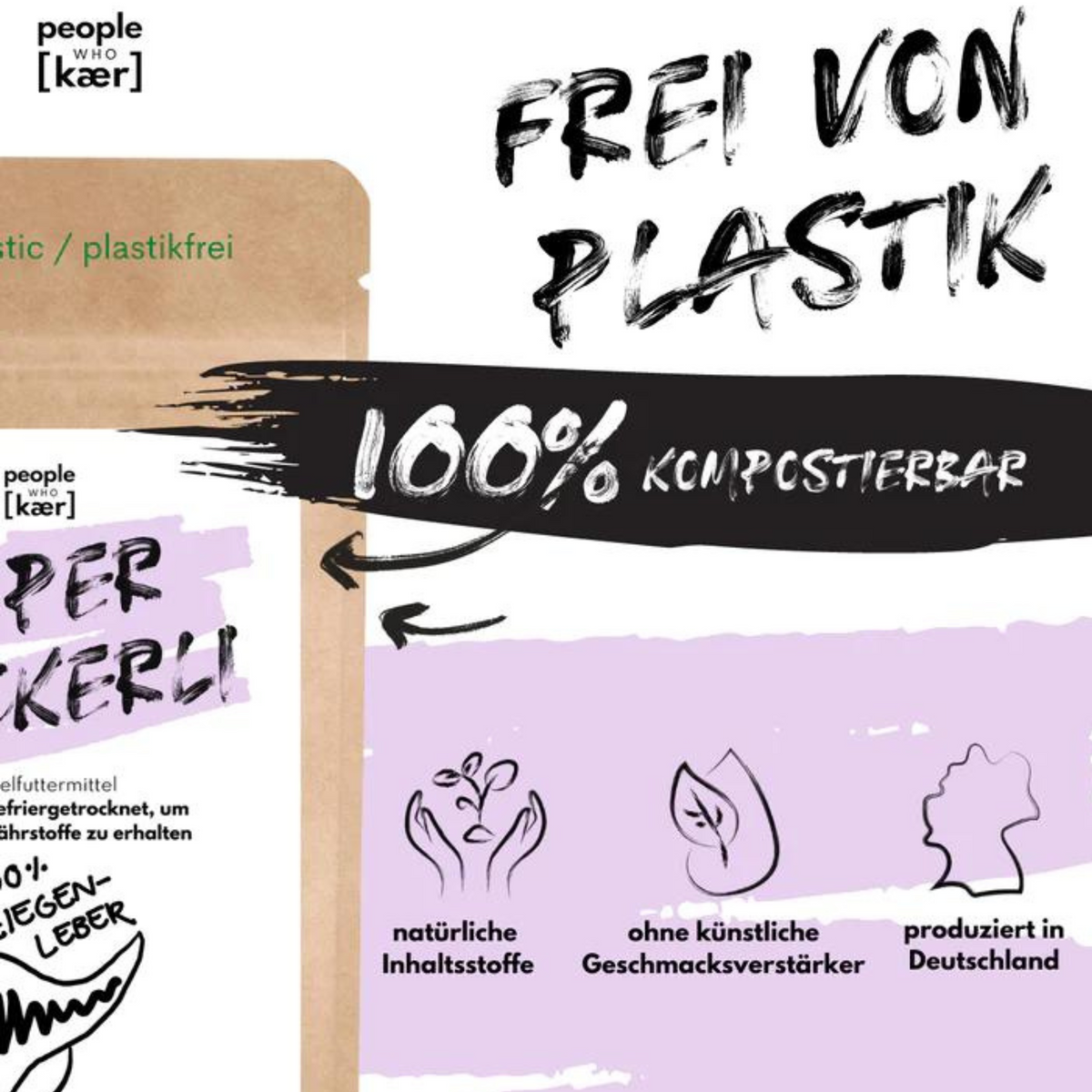 Super Leckerli aus 100% gefriergetrockneter Ziegenleber (80g)