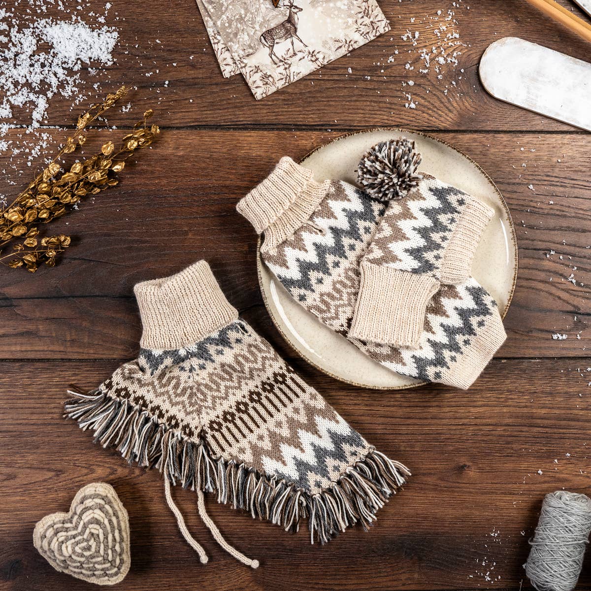 Wolly Winter-Alpaka-Hundepullover