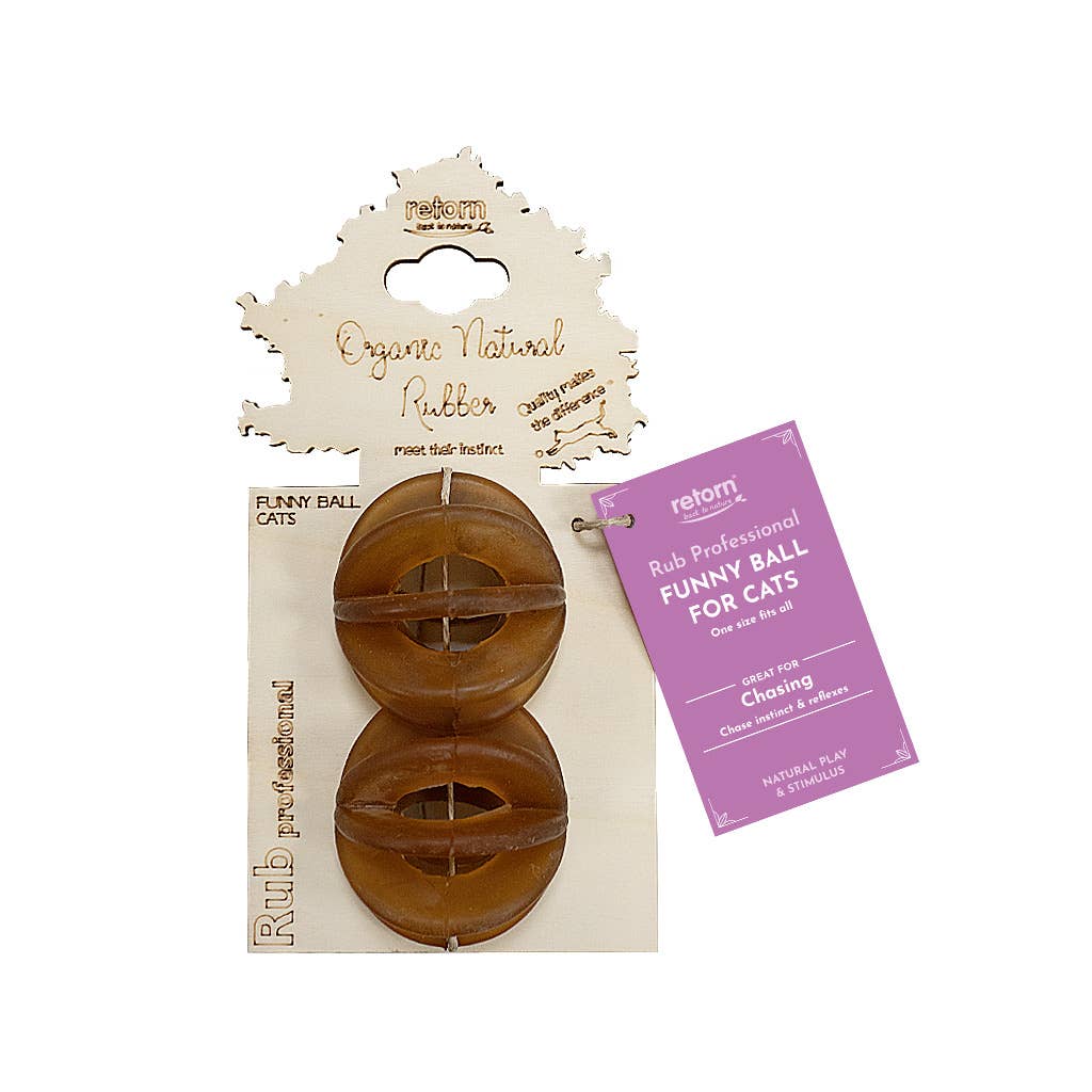Rub Funny Ball Cats X2 Katzenspielzeug