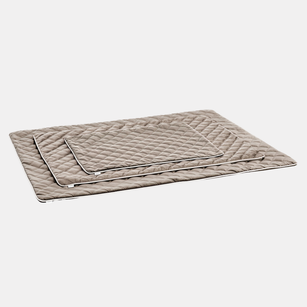 Oxford Decke taupe