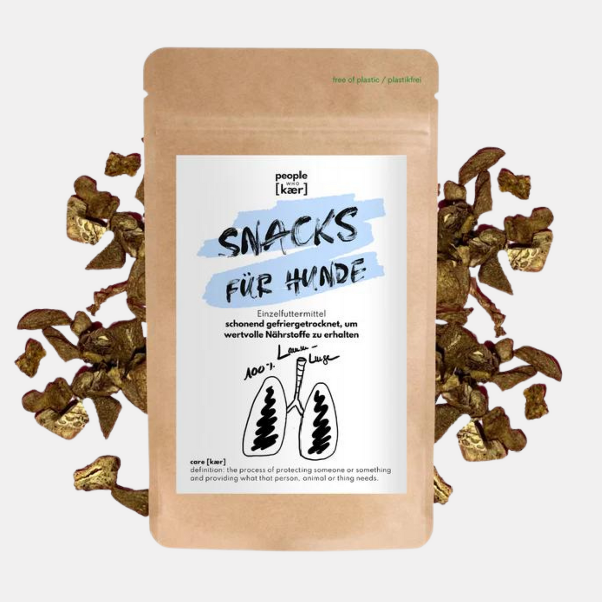 Super Leckerli aus 100% gefriergetrockneter Lammlunge (50g)
