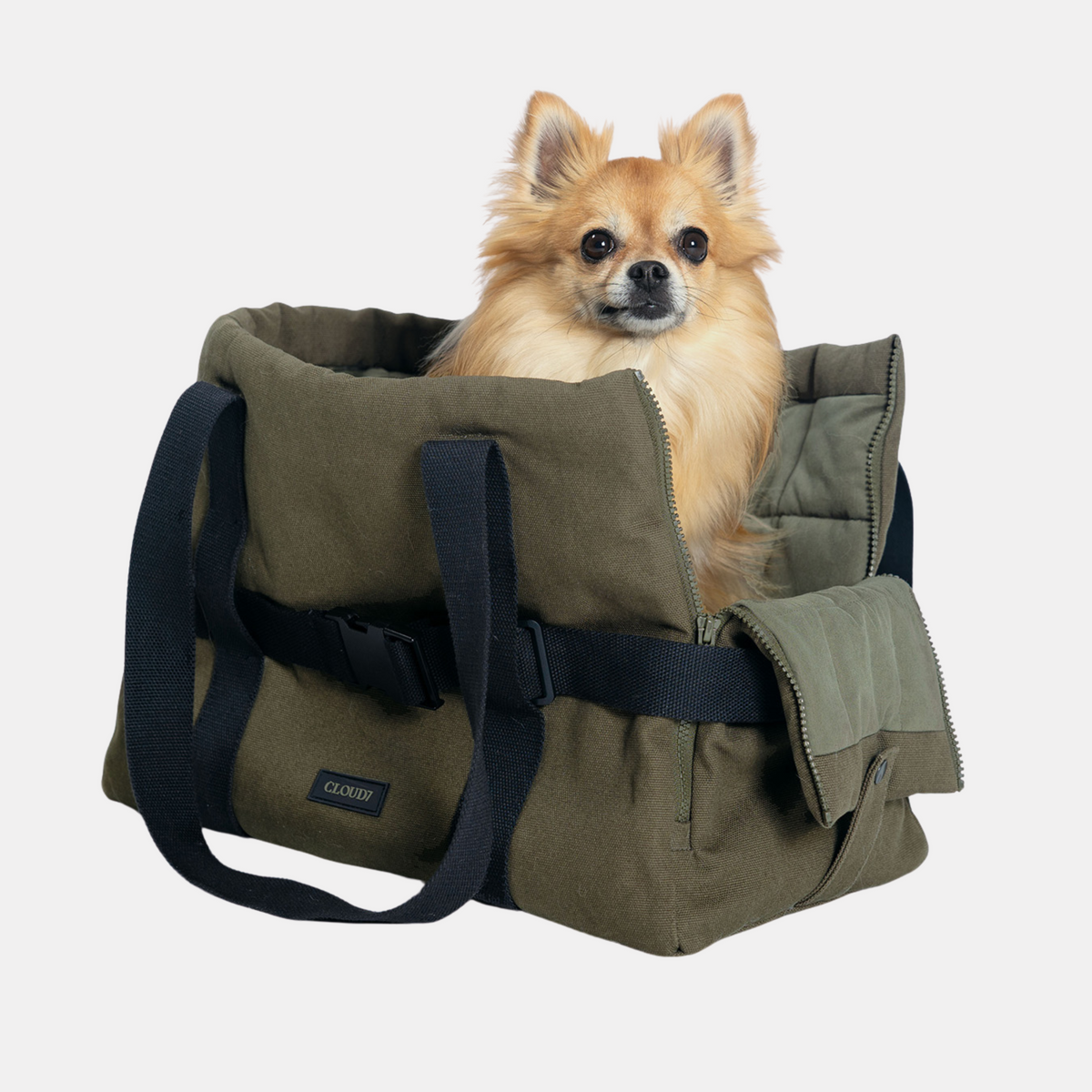 Hundetasche Turin Canvas Olive