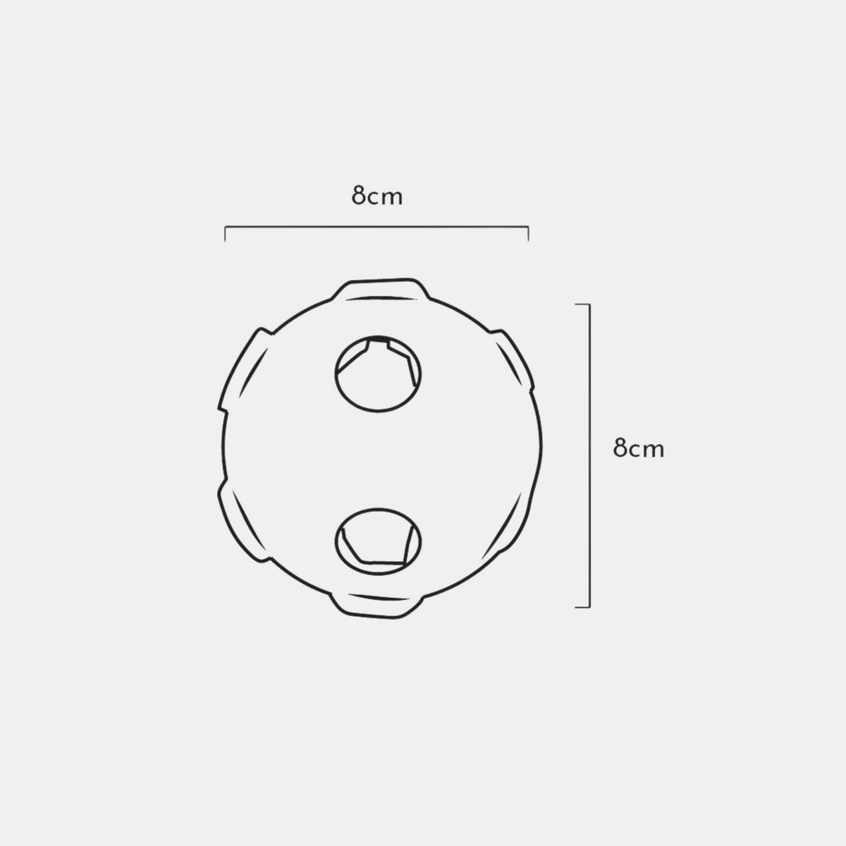 Rub Hole Hundespielzeug