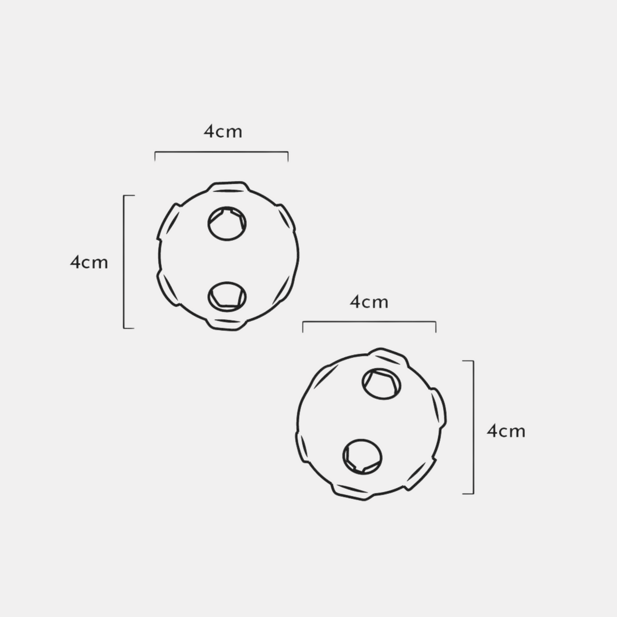Rub Hole Hundespielzeug