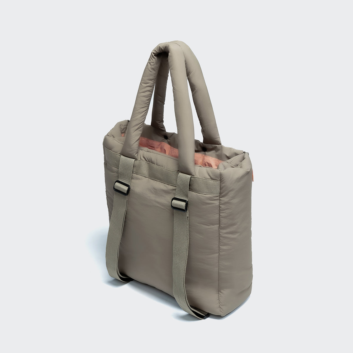 Hundereisebett & Tote Bag AKTIV Puffer Khaki/Peach