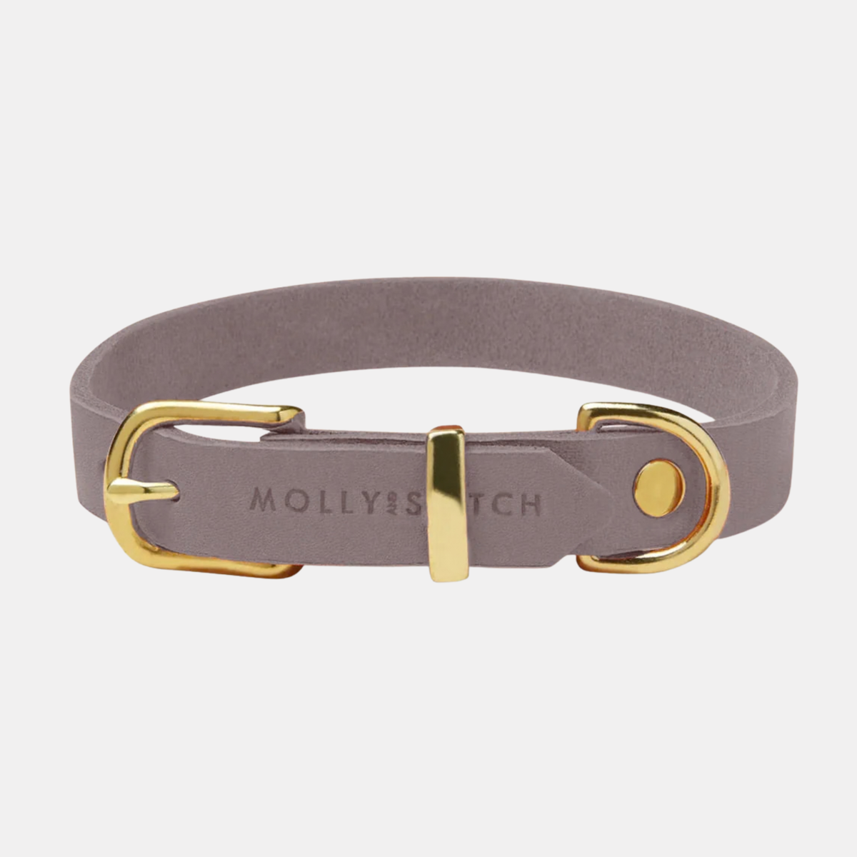 Butter Leather Hundehalsband Taupe