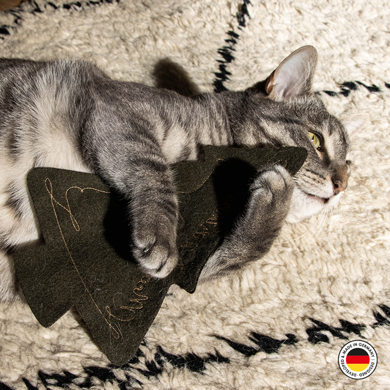 Meow Weihnachtsbaum-Katzenminze