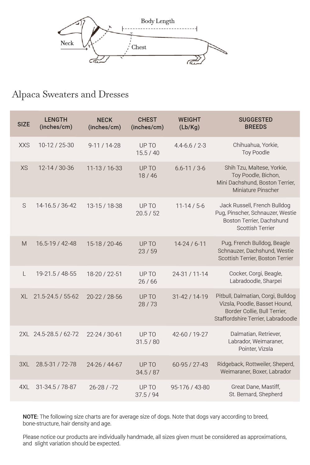 Wolly Winter-Alpaka-Hundepullover